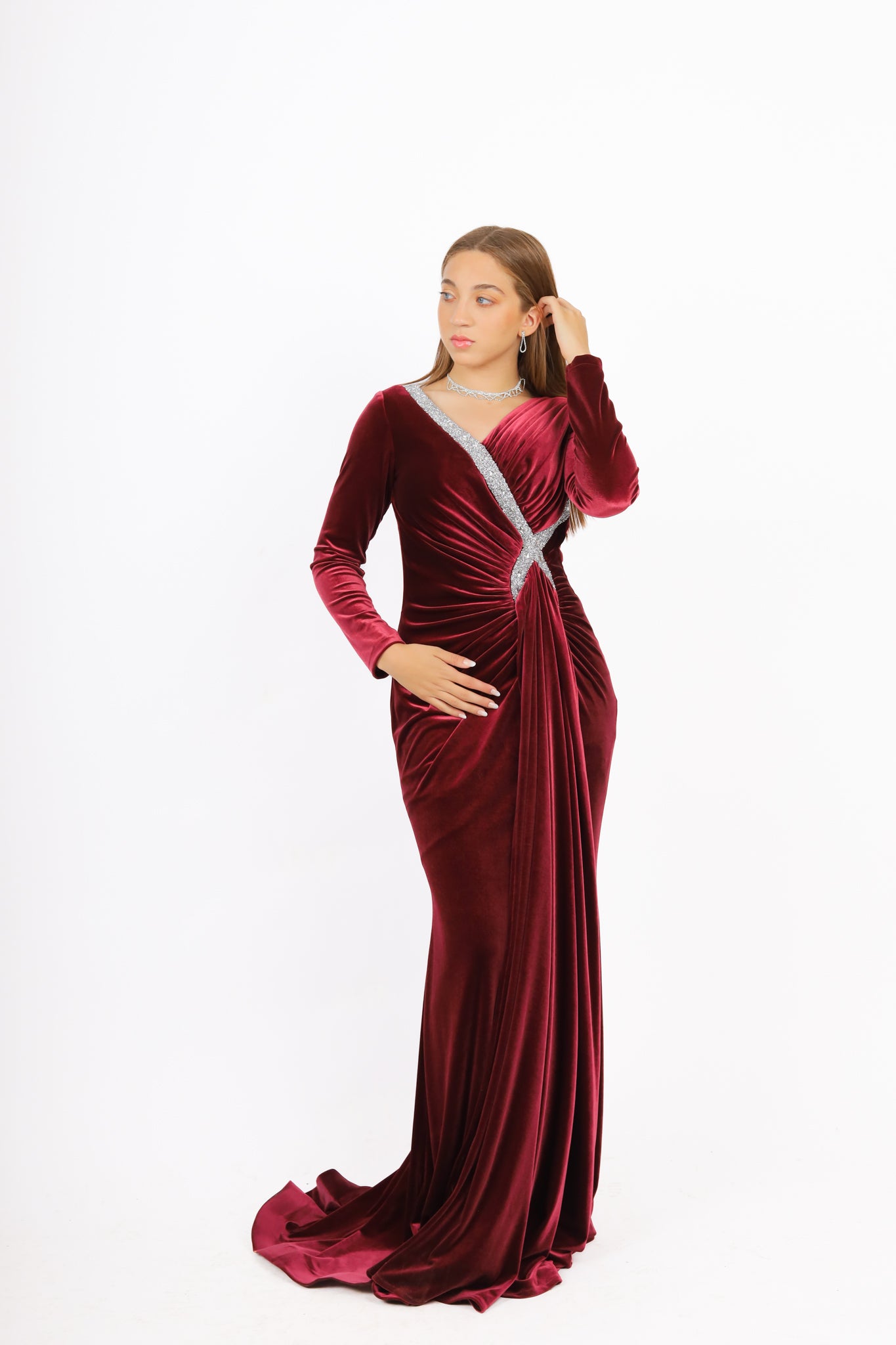 Infinity Velvet Artistic Dress