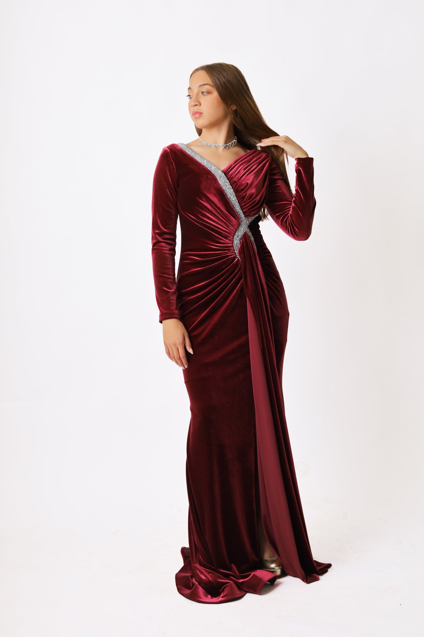 Infinity Velvet Artistic Dress