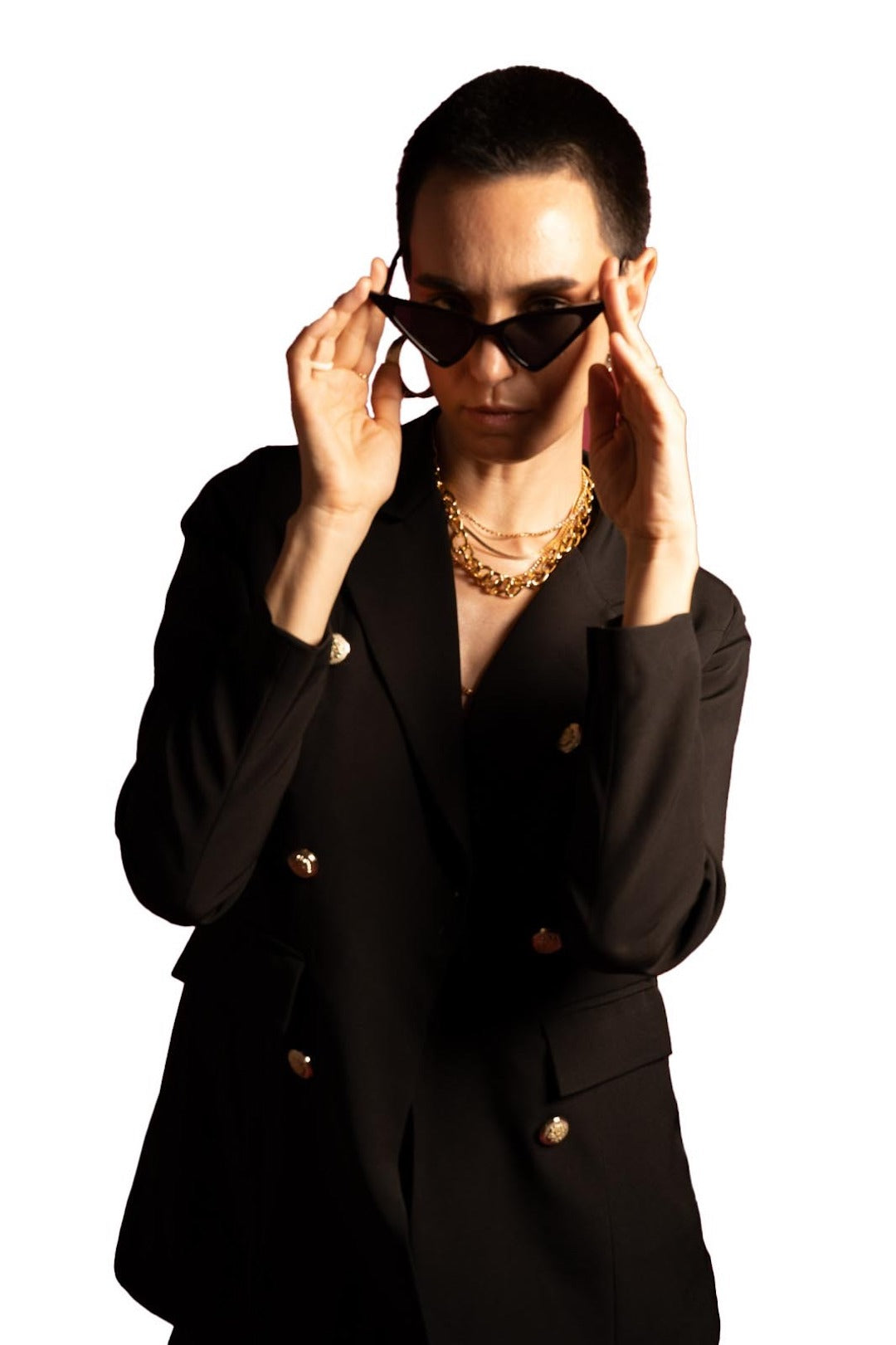 Black Two Sides Crave Blazer