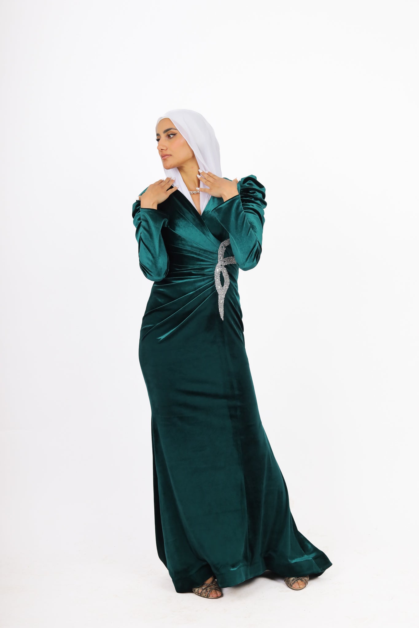 Velvet Gelatin Dress