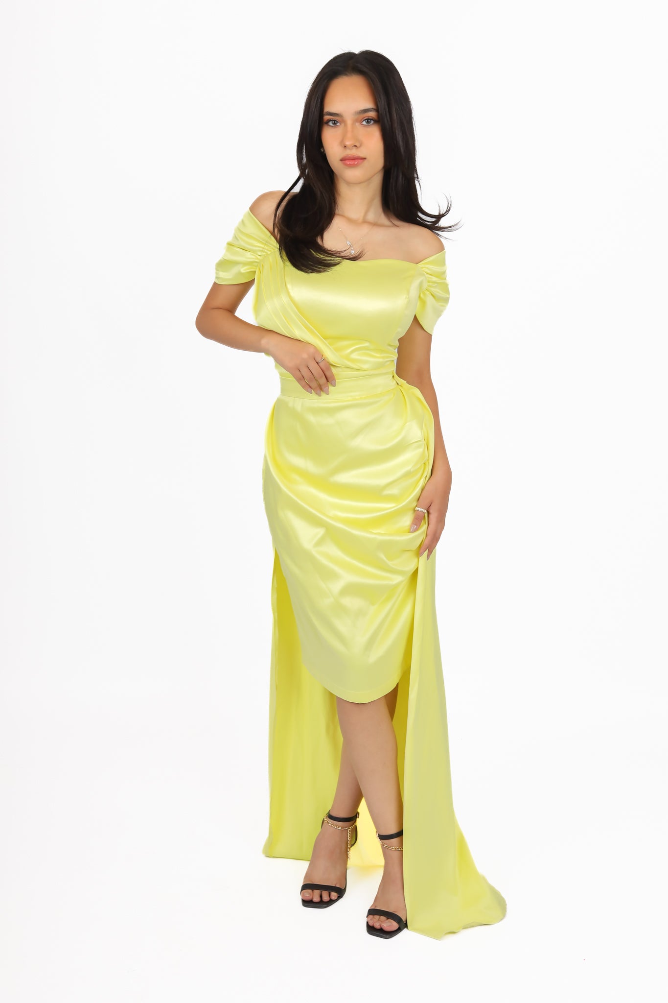 satin dress short short satin dress with extention soiree – Antoushka