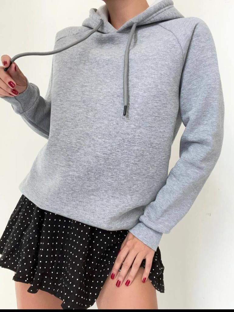 Plain Sweater with Hoodie