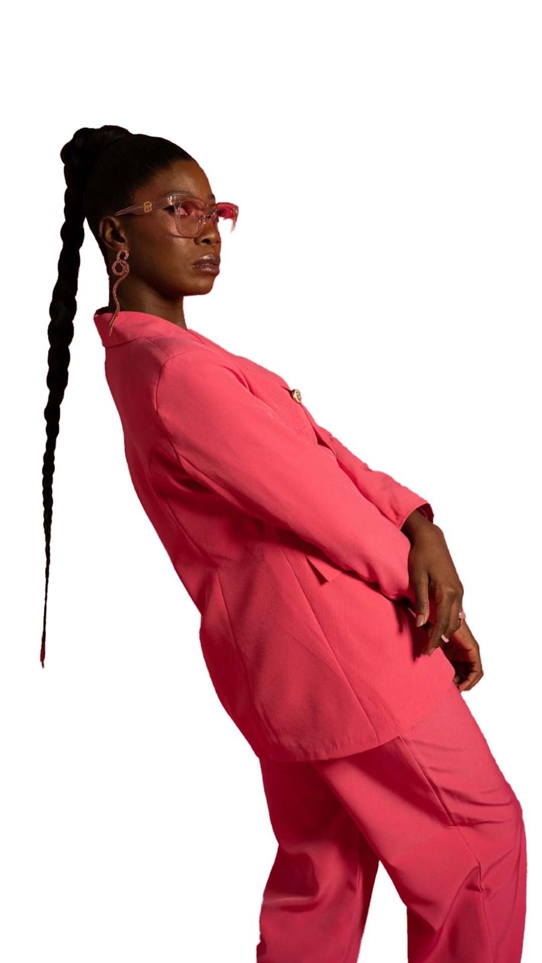 Fuschia Two Sides Crave Blazer