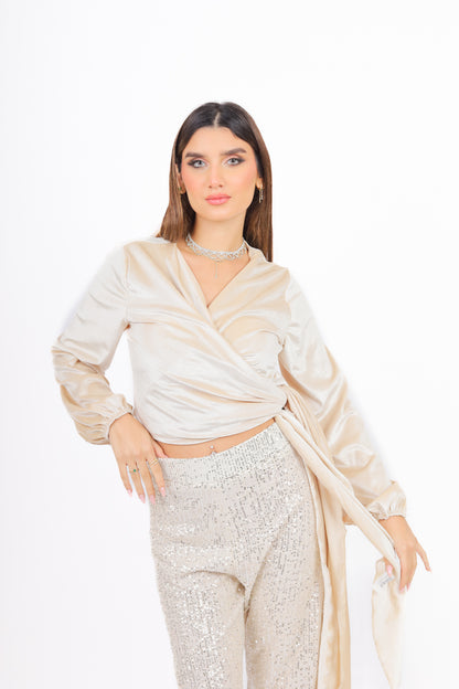 Envelope Velvet Top