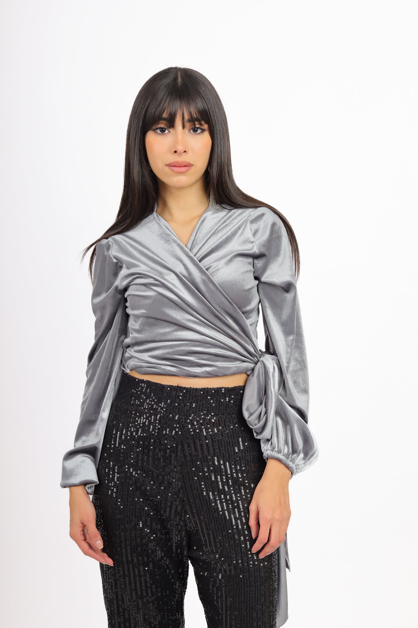 Envelope Velvet Top
