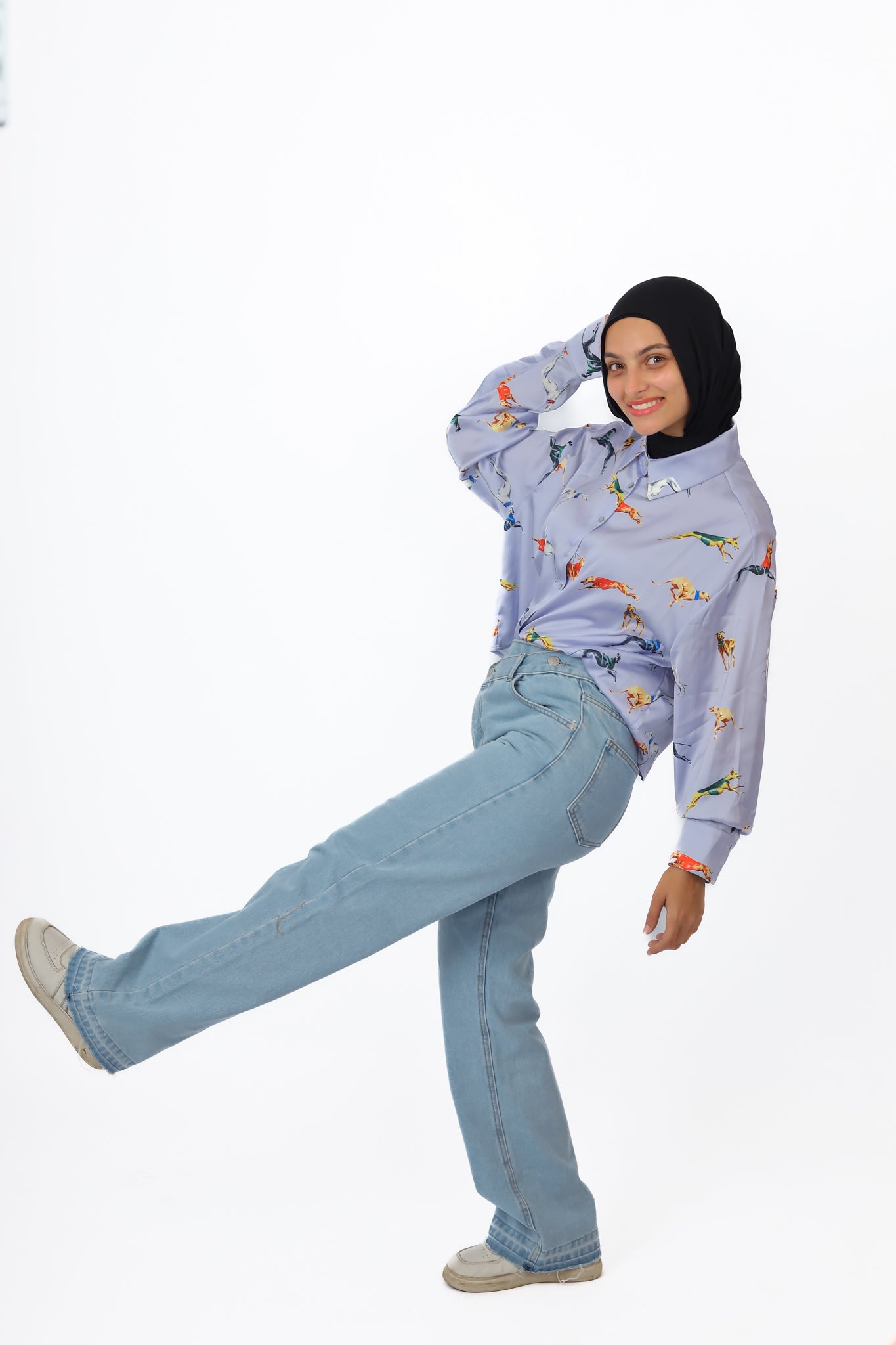 Side jeans pants