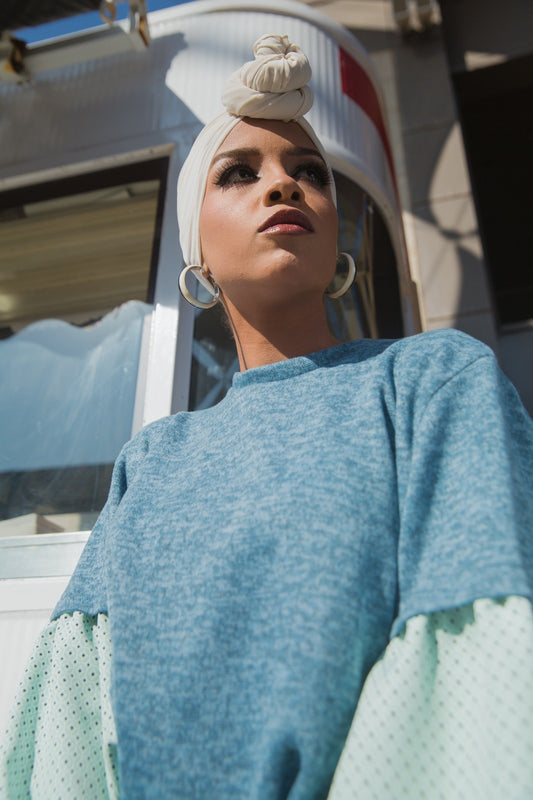 Persian Printed Back Pullover